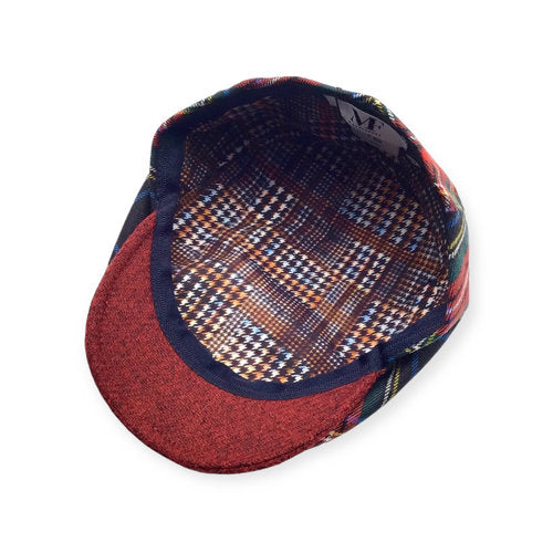 FLÈCHET Mütze Schottenmütze Tartan kariert STEWART BLACK