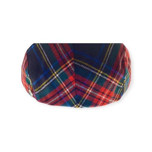 FLÈCHET Mütze Schottenmütze Tartan kariert STEWART BLACK