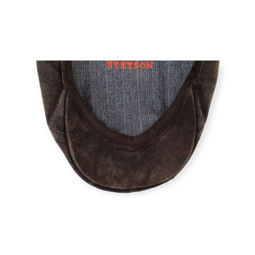 STETSON Mütze LEDERMÜTZE MADISON Gr.M antikisiert