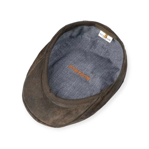 STETSON Mütze LEDERMÜTZE MADISON Gr.M antikisiert