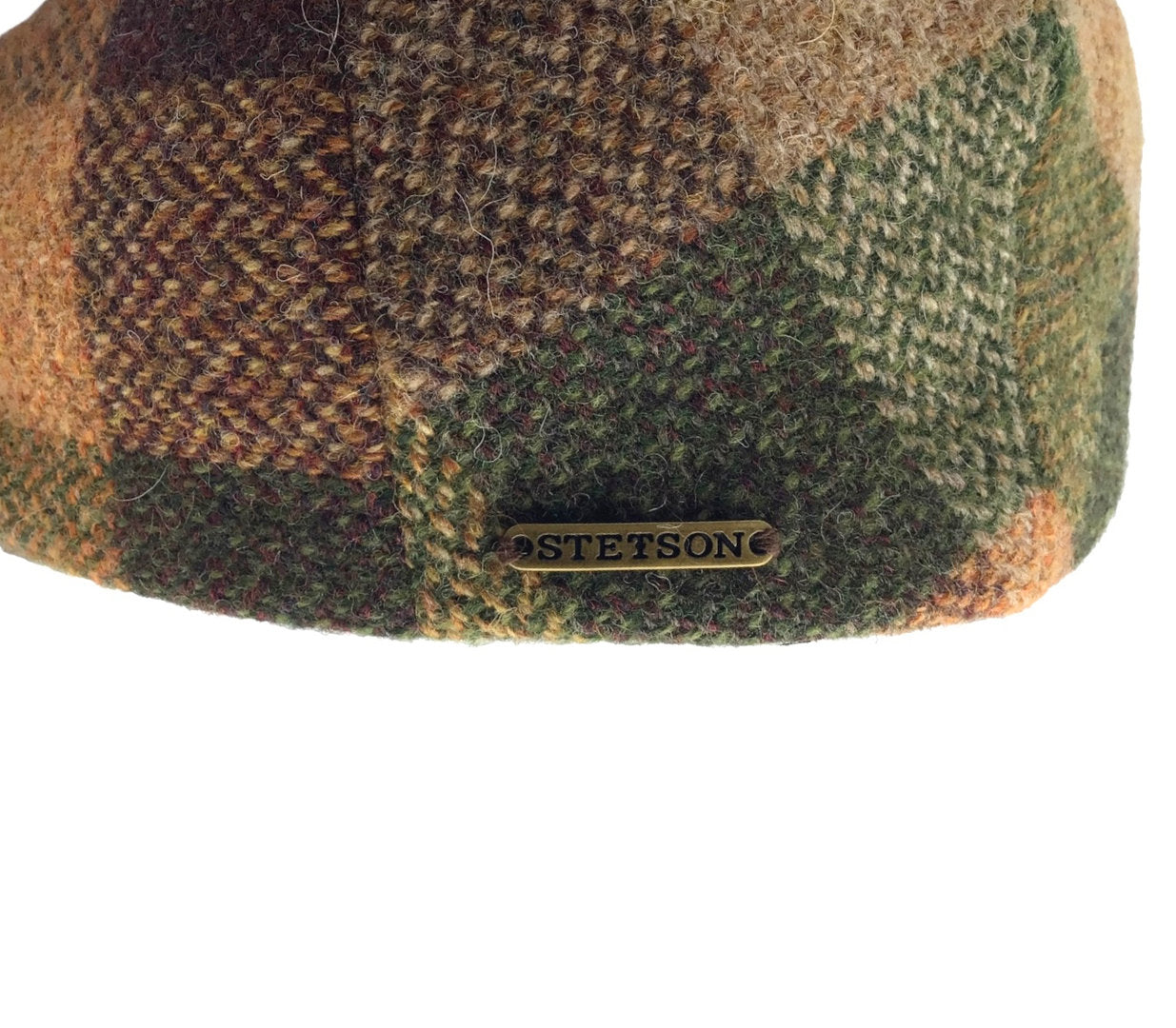 STETSON Mütze flatcap Schurwolle Gr.55 kariert Winter