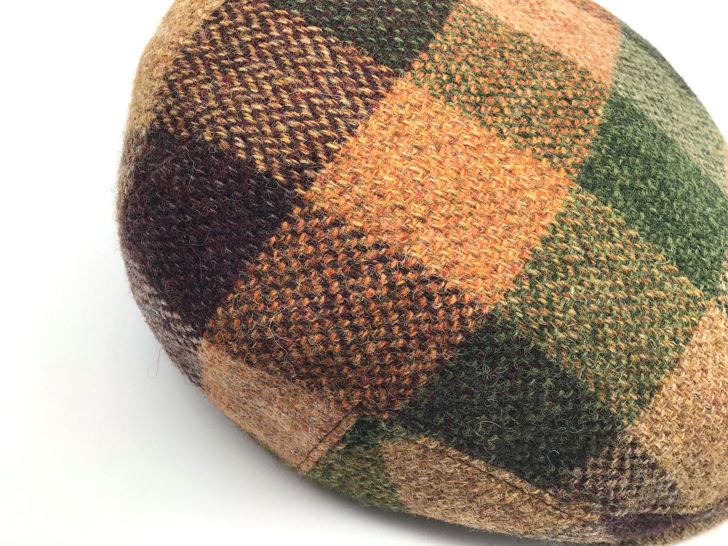 STETSON Mütze flatcap Schurwolle Gr.55 kariert Winter