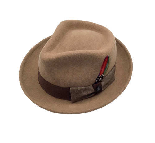 STETSON Filzhut PORK PIE beige brown