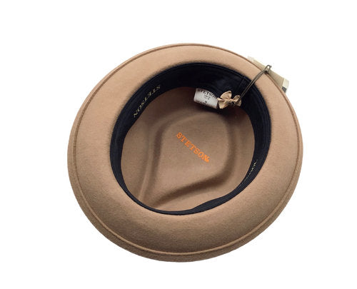 STETSON Filzhut PORK PIE beige brown