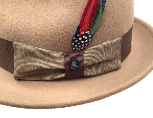 STETSON Filzhut PORK PIE beige brown