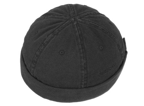STETSON Mütze Docker größenverstellar Baumwolle schwarz UPF40+