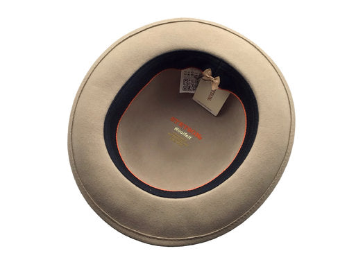 STETSON OPEN CROWN BOWLER Melone beige Filzhut