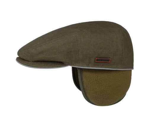 STETSON Mütze KENT Outdoor Flatcap Gr.L oliv Ohrenklappen