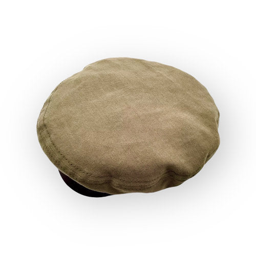 STETSON Mütze RIDERS-CAP Elbsegler oliv/braun Lederschirm Gr.S Schirmmütze UPF40+ Marlon Brando