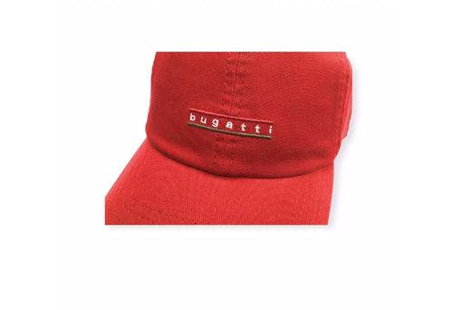 BUGATTI Mütze Basecap rot Gr.59 größenverstellbar Sommer