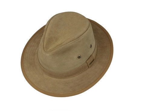STETSON Traveller Lederhut Calf Leather hellbraun