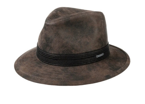 STETSON Lederhut Traveller JACKY Pigskin used look