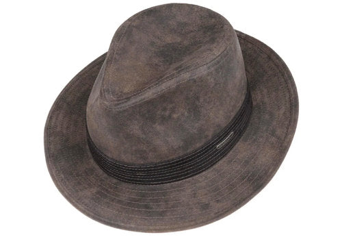 STETSON Lederhut Traveller JACKY Pigskin used look