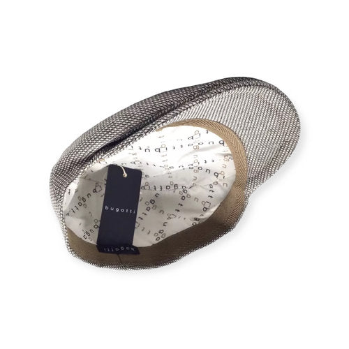 BUGATTI Mütze Schiebermütze flatcap Leinen Gatsby Sommer