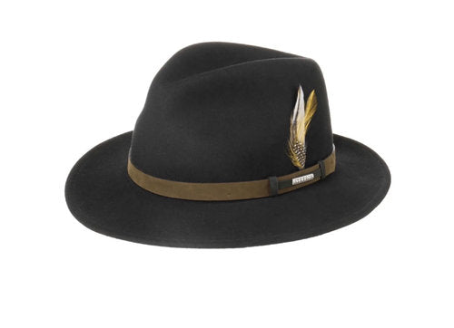 STETSON Filzhut braun/oliv SARDIS Outdoorhut MADE IN USA Traveller