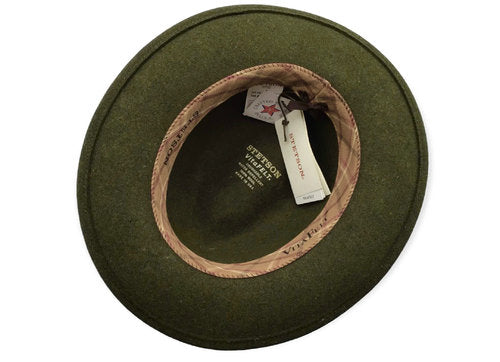 STETSON Jagdhut grün Filzhut Traveller Outdoorhut MADE IN USA Gr.S