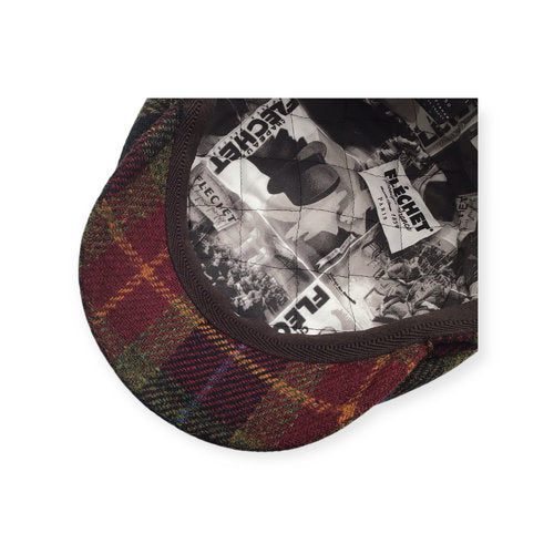 HARRIS-TWEED Mütze flèchet PATCHWORK Bakerboy multicolor Tweed warm