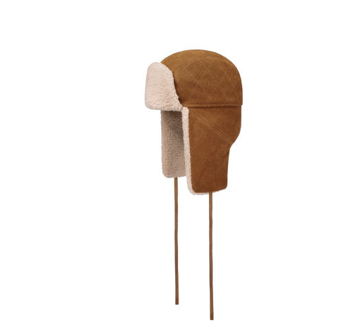 STETSON Mütze Leder Fliegermütze Chapka Bomber Cap Lapeer Gr.XL