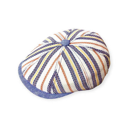 FLÈCHET Mütze Bakerboy nostalgisch gestreift Sommer