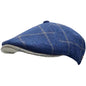 HARRIS-TWEED Mütze flèchet blau/grau Tweedmütze Winter warm