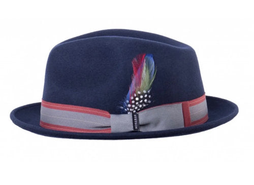 STETSON Traveller blau Fedora Gr.59