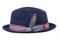 STETSON Traveller blau Fedora Gr.59