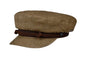 STETSON Mütze Elbsegler braun Leinen fisherman Sommer Schirmmütze