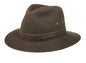 STETSON AVASUN Waxed Cotton Traveller UVSchutz 40+ braun