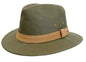 STETSON Sommerhut DALITO Stoffhut oliv Leinen UVP40+