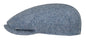 STETSON Mütze DRIVER CAP Seide blau herringbone Sommer UPF40+