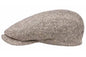 STETSON Mütze DRIVER CAP Seide braun herringbone Sommer UPF40+