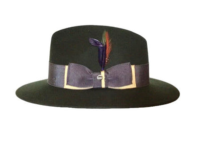 STETSON Filzhut TRAVELLER grün Fedora Gr.59