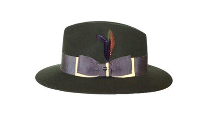 STETSON Filzhut TRAVELLER grün Fedora Gr.59