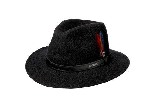 STETSON Filzhut POWELL schwarz Traveller Outdoorhut