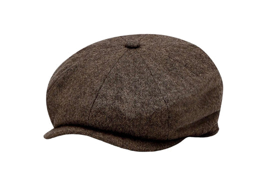 BRIXTON Mütze BROOD BAGGY SNAP CAP Tweed braun