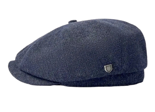 BRIXTON Mütze BROOD SNAP CAP NAVY herringbone blau