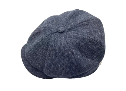 BRIXTON Mütze BROOD SNAP CAP NAVY herringbone blau