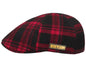 STETSON Mütze DUCK CAP TEXAS Gr.XL Schurwolle kariert Winter