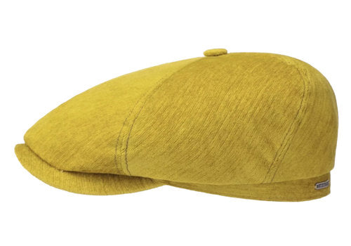 STETSON Mütze Hatteras yellow Samt Sommer Bakerboy velvet