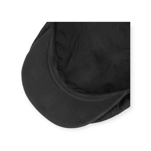 STETSON Mütze FLATCAP schwarz UPF40+ Cotton Twill