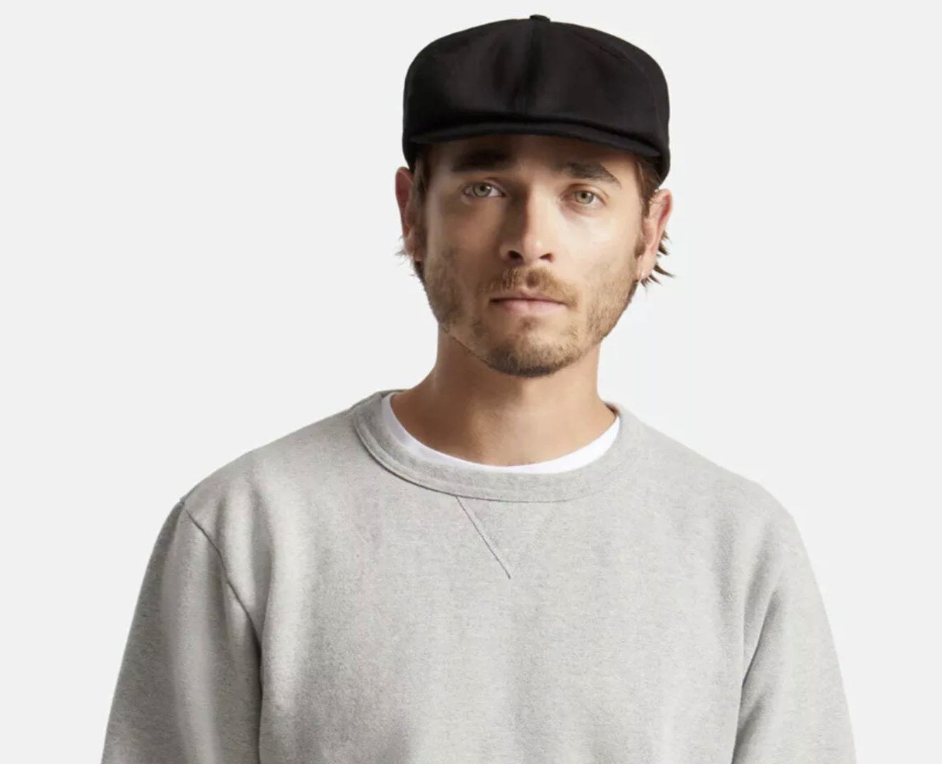 BRIXTON Mütze BROOD SNAP CAP black herringbone schwarz