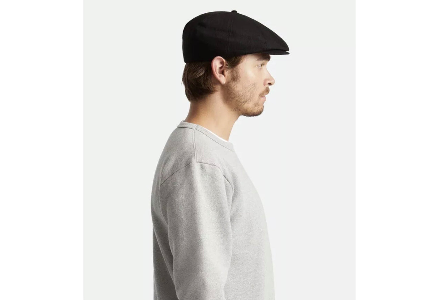 BRIXTON Mütze BROOD SNAP CAP black herringbone schwarz