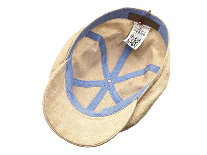 STETSON Mütze Hatteras Leinen/Seide beige Gr.59/L  Sommer