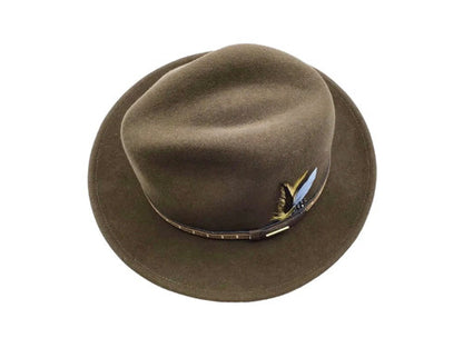 STETSON Filzhut Traveller Oakville braun Fedora MADE IN USA Outdoorhut Gr.59