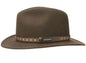 STETSON Filzhut Traveller Oakville braun Fedora MADE IN USA Outdoorhut Gr.59
