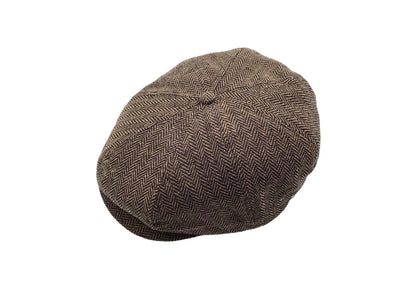 BRIXTON Mütze BROOD SNAP CAP braun herringbone