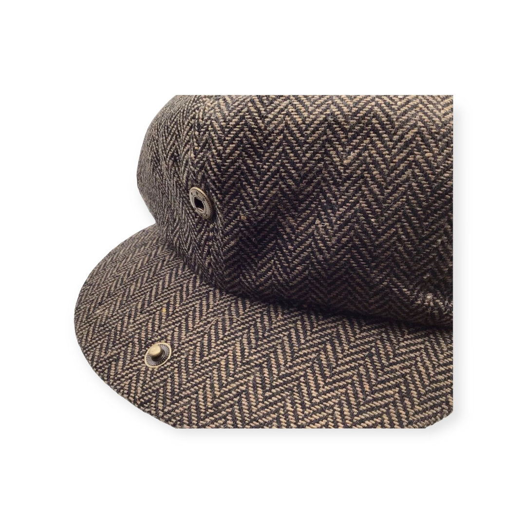 BRIXTON Mütze BROOD SNAP CAP braun herringbone
