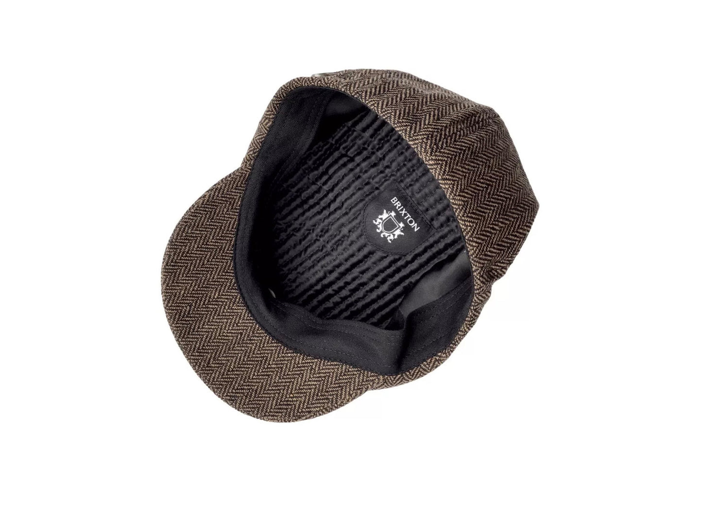 BRIXTON Mütze BROOD SNAP CAP braun herringbone