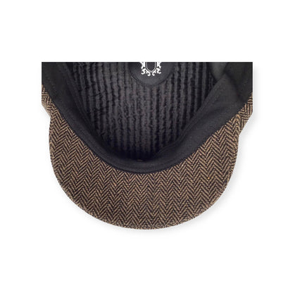 BRIXTON Mütze BROOD SNAP CAP braun herringbone