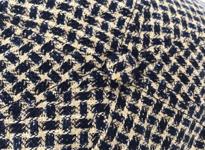 STETSON Mütze Hatteras Leinen/Seide Hahnentritt Gr.59/L Sommer